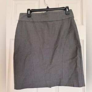 Pencil skirt above the knee